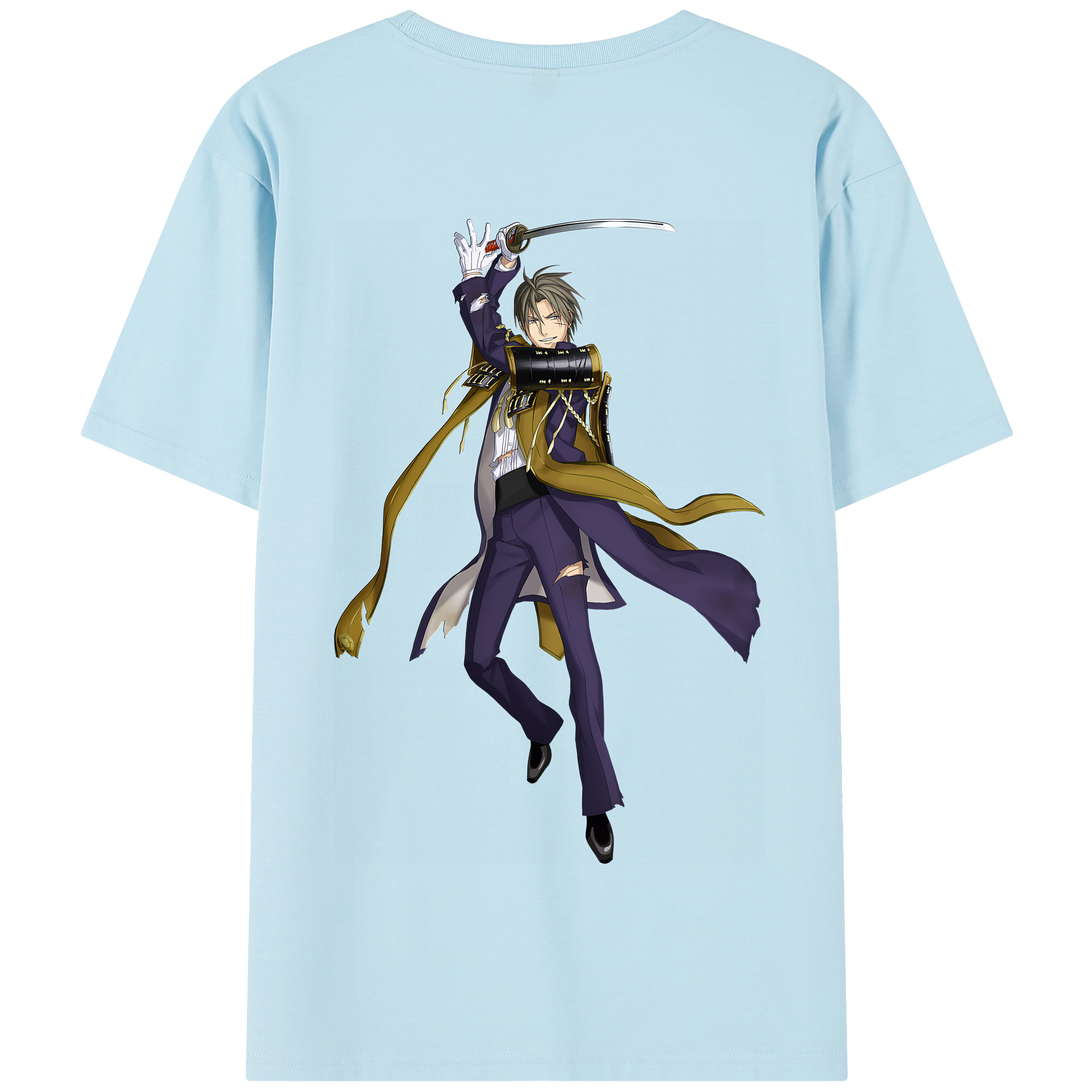 （画像用） 刀剣乱舞 Touken Ranbu 綿100％半袖Tシャツ（背面プリント）